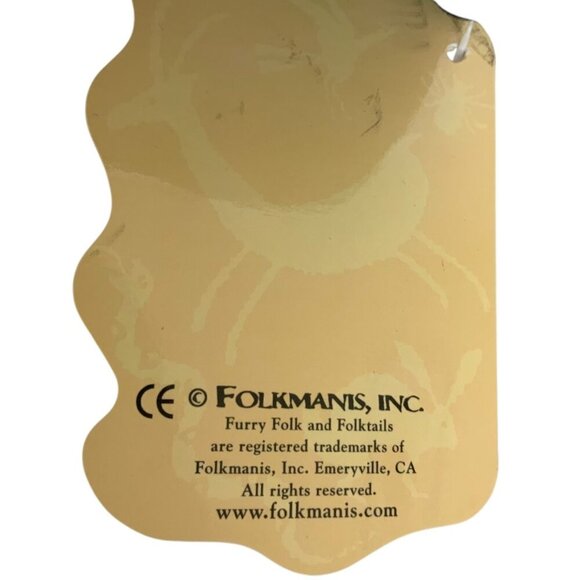 Folkmanis Rabbit In Hat Hand Puppet Plush Interactive Learning Toy Pretend Play - Picture 8 of 8